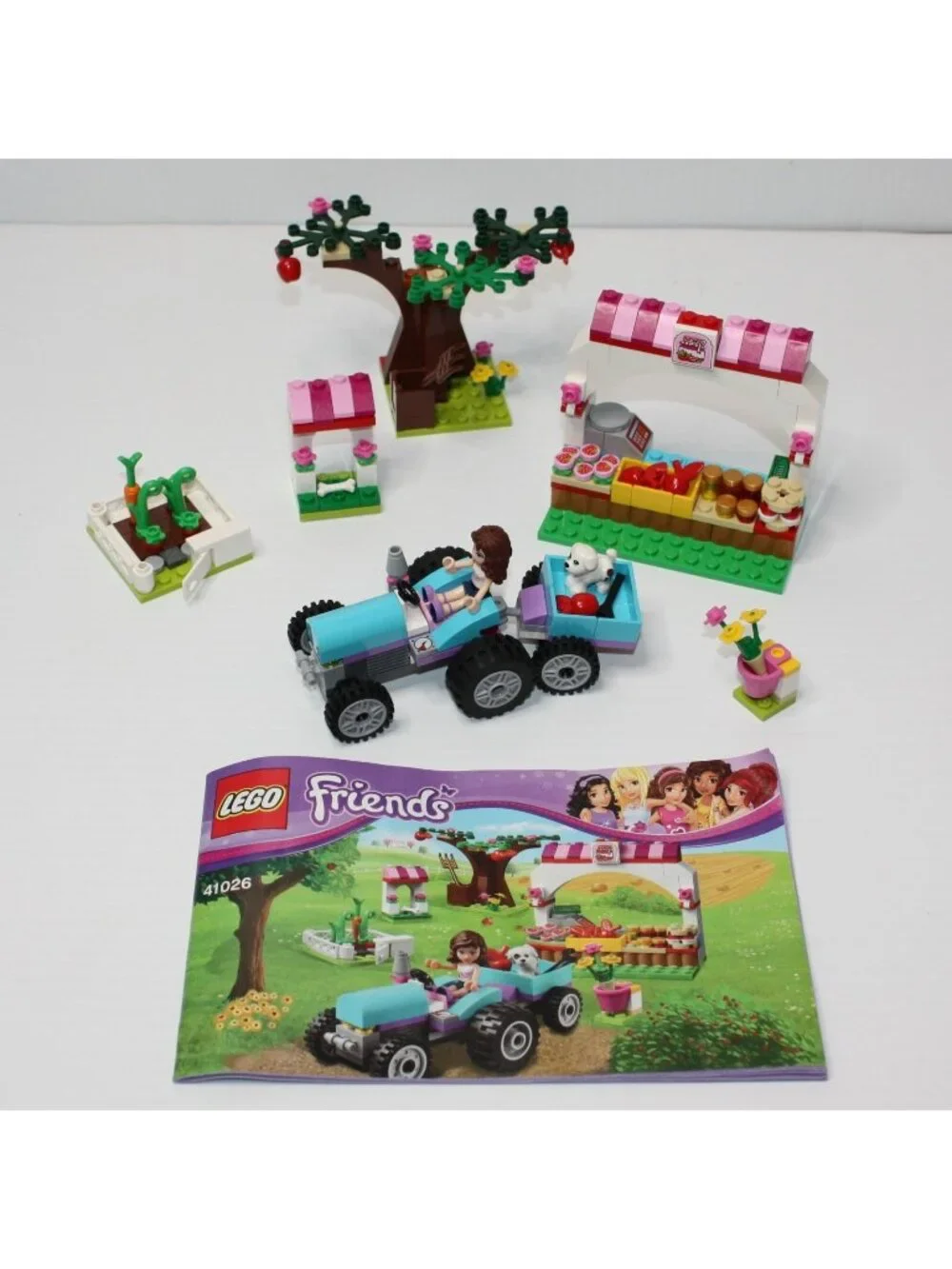 Lego Friends Sunshine Harvest Complete Set 41026 with Instructions but NO Box